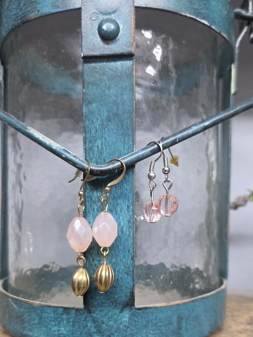 Vintage Pink Dangle Earring Bundle